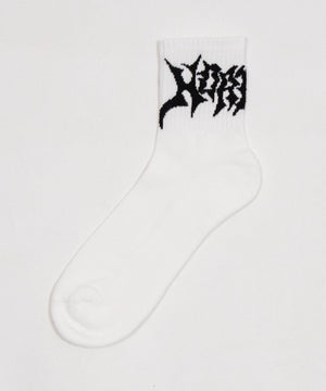 トライバルロゴハイアンクルソックス（HA）(25-27cm)