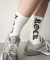 オールドイングリッシュロゴソックス（R）(25-27cm)