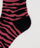 ゼブラ柄リブソックス(23-25cm)