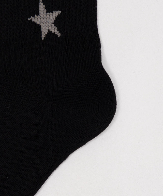 3連スターデザインソックス(23-25cm)