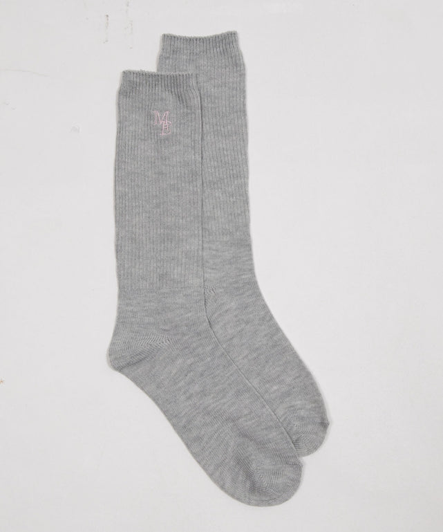 刺繍ロゴローゲージゆるリブソックス(23-25cm)