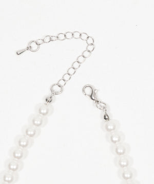 Lモチーフトップパールネックレス