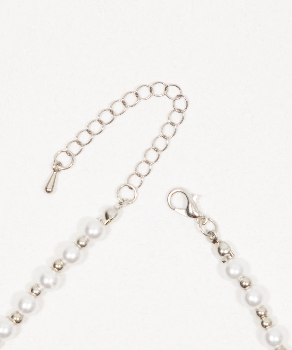 L2Pクロスパールレイヤードネックレス