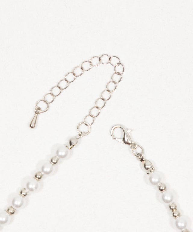 L2Pクロスパールレイヤードネックレス