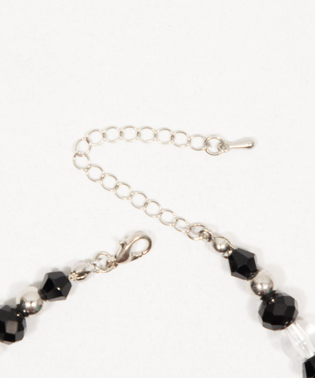 LBIGクロスビーズチェーンネックレス