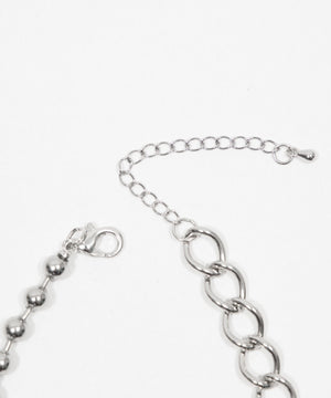 Lカラビナモチーフネックレス