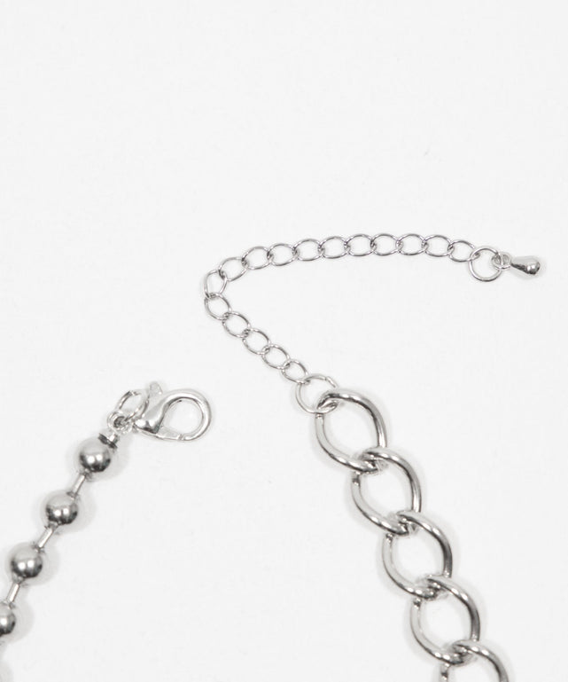 Lカラビナモチーフネックレス