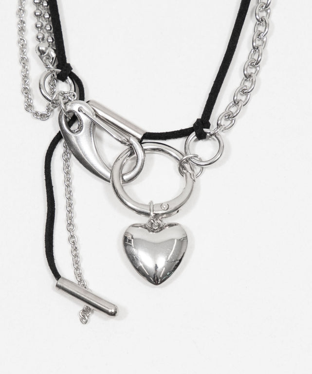 Lコードカラビナモチーフネックレス