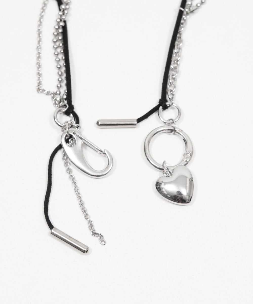 Lコードカラビナモチーフネックレス