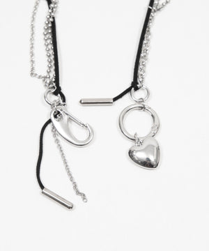 Lコードカラビナモチーフネックレス