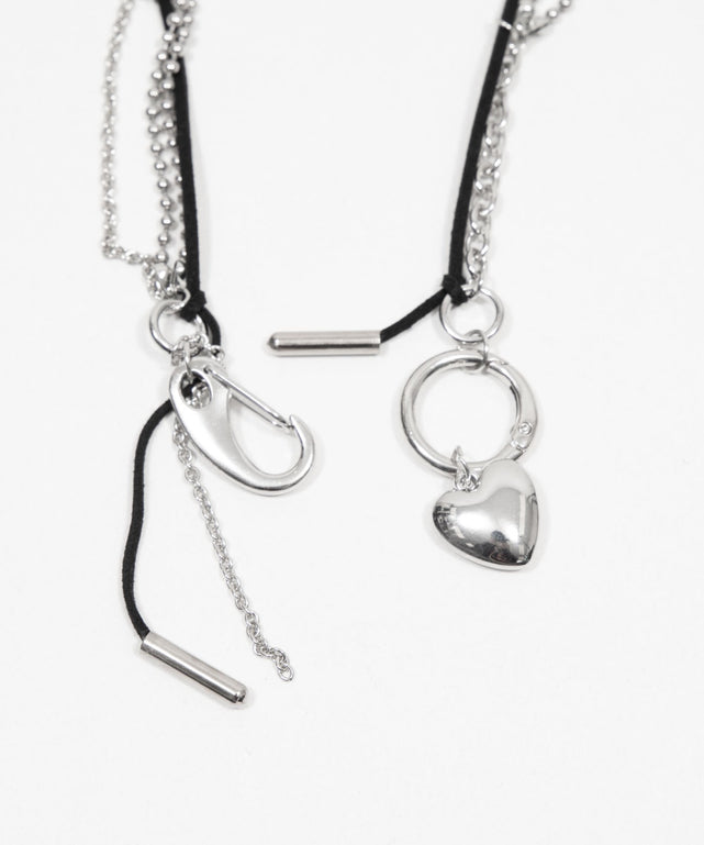 Lコードカラビナモチーフネックレス