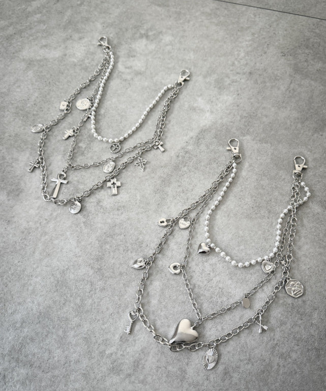 Lジャラモチーフウォレットチェーン