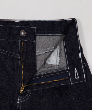 デニムプリーツミニスカート