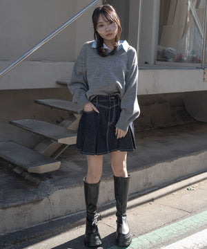 デニムインディゴ　モデル：159cm M着用