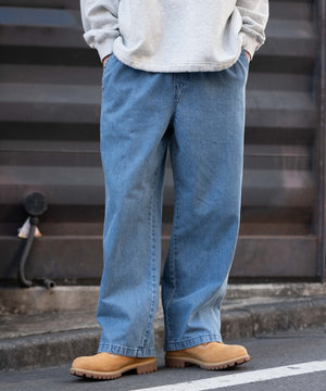 デニム淡 モデル：182cm L着用