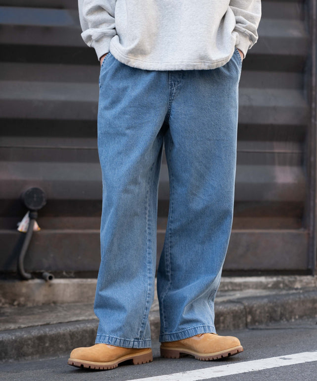 デニム淡 モデル：182cm L着用