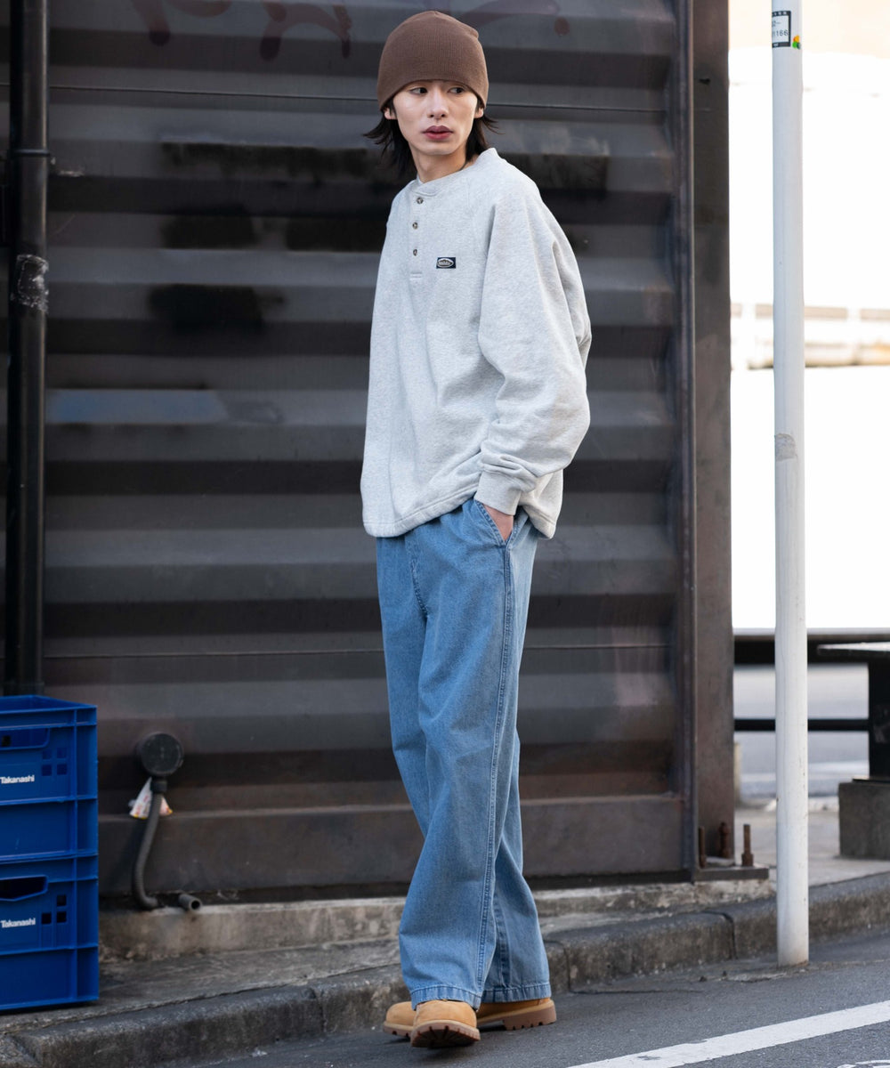 デニム淡 モデル：182cm L着用