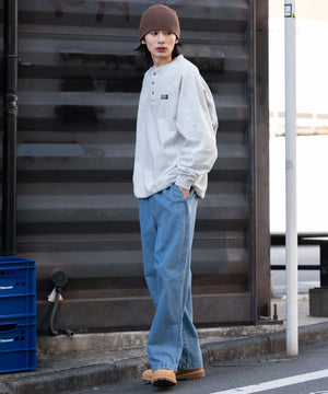 デニム淡 モデル：182cm L着用