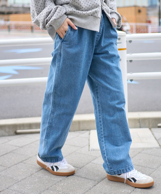 デニム淡 モデル：160cm S着用