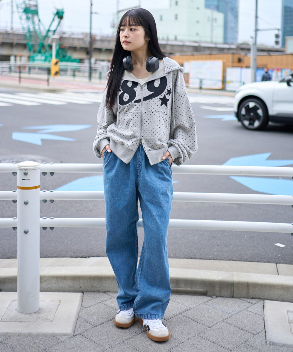デニム淡 モデル：160cm S着用