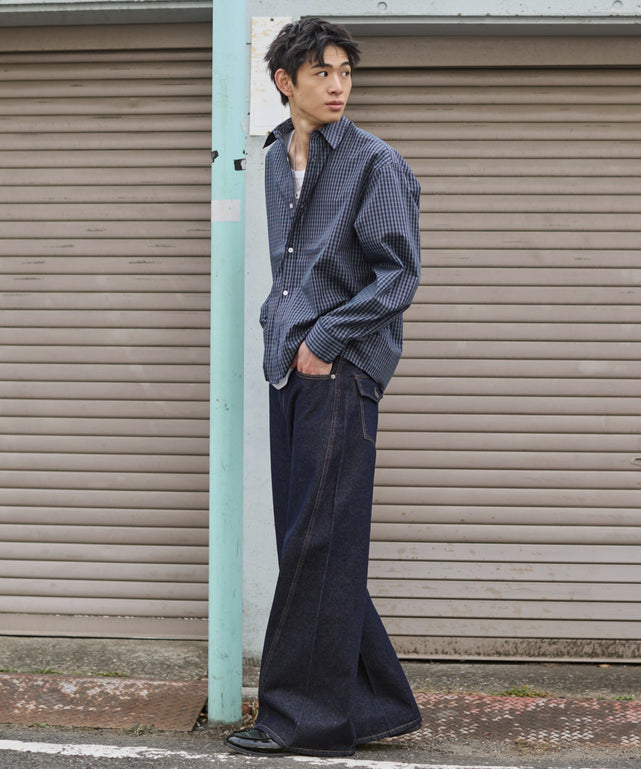 デニムインディゴ モデル：181cm L着用