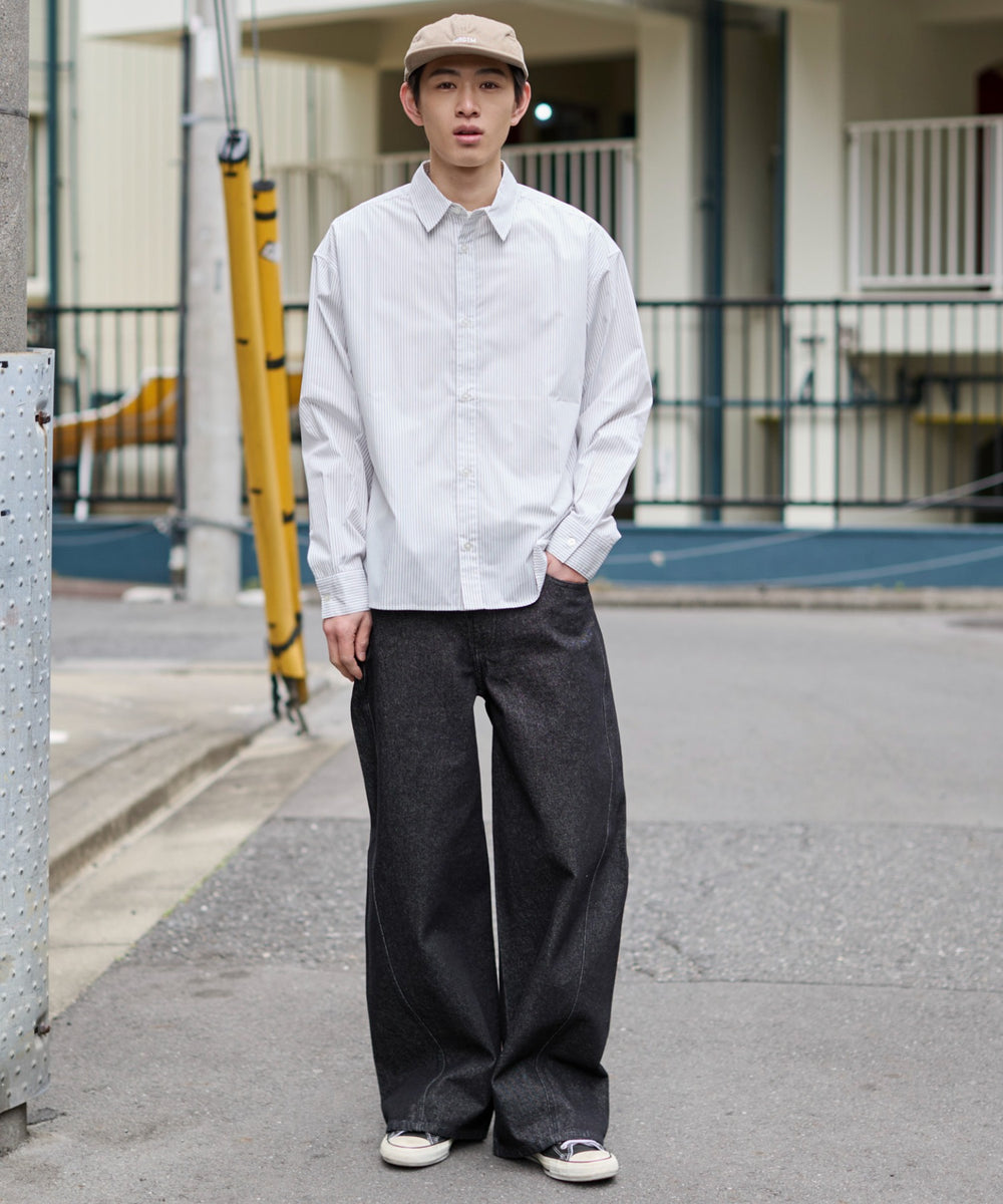 デニムブラック モデル：181cm L着用