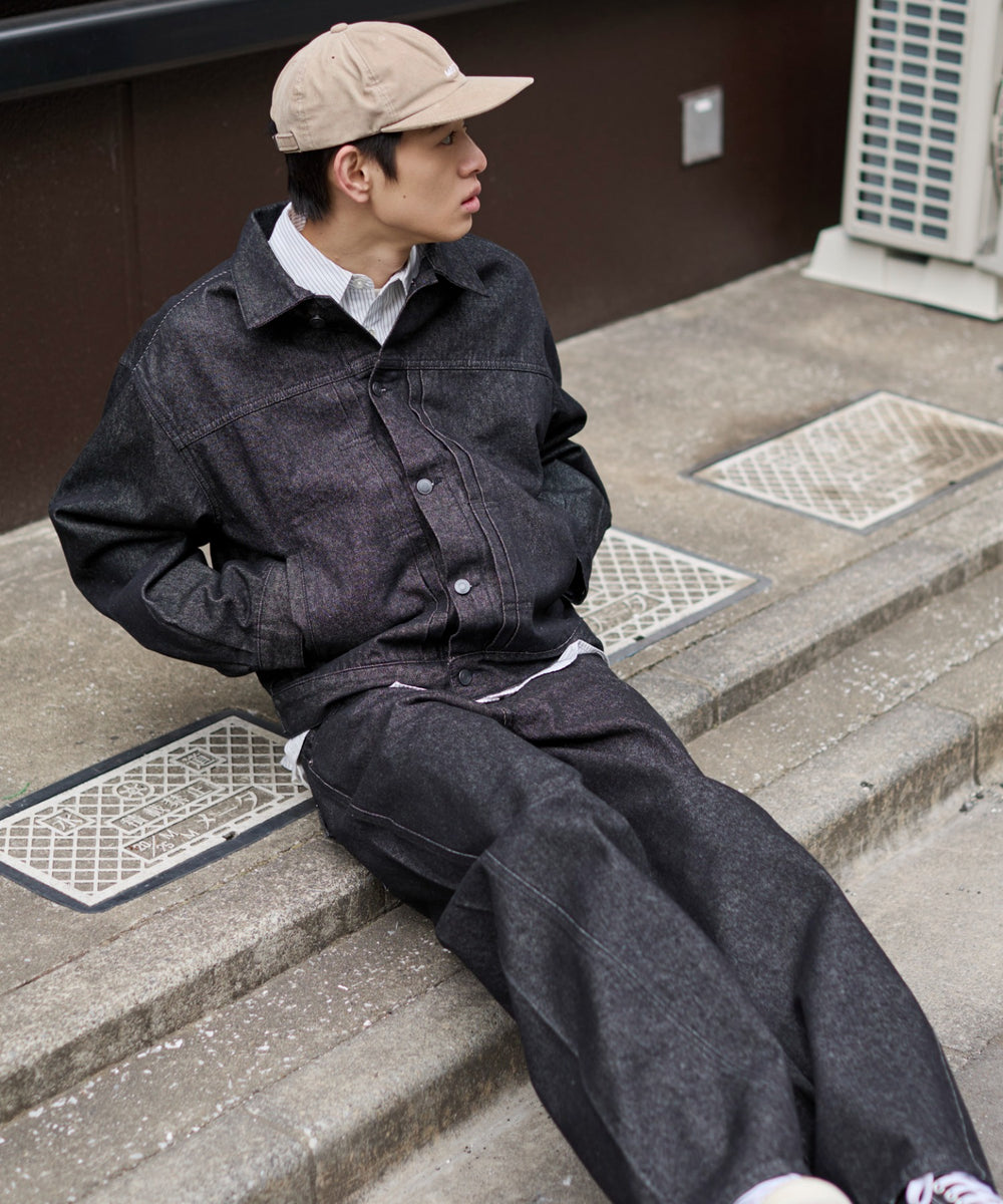 デニムブラック モデル：181cm L着用