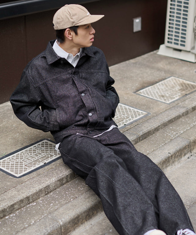 デニムブラック モデル：181cm L着用