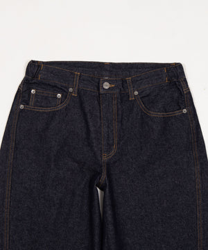 カバーフィットフラップデニムパンツ