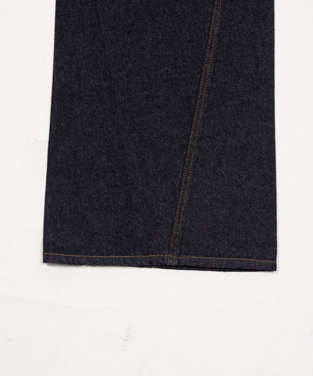 カバーフィットフラップデニムパンツ