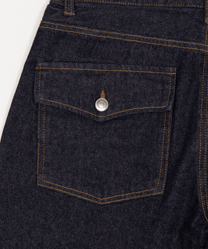 カバーフィットフラップデニムパンツ