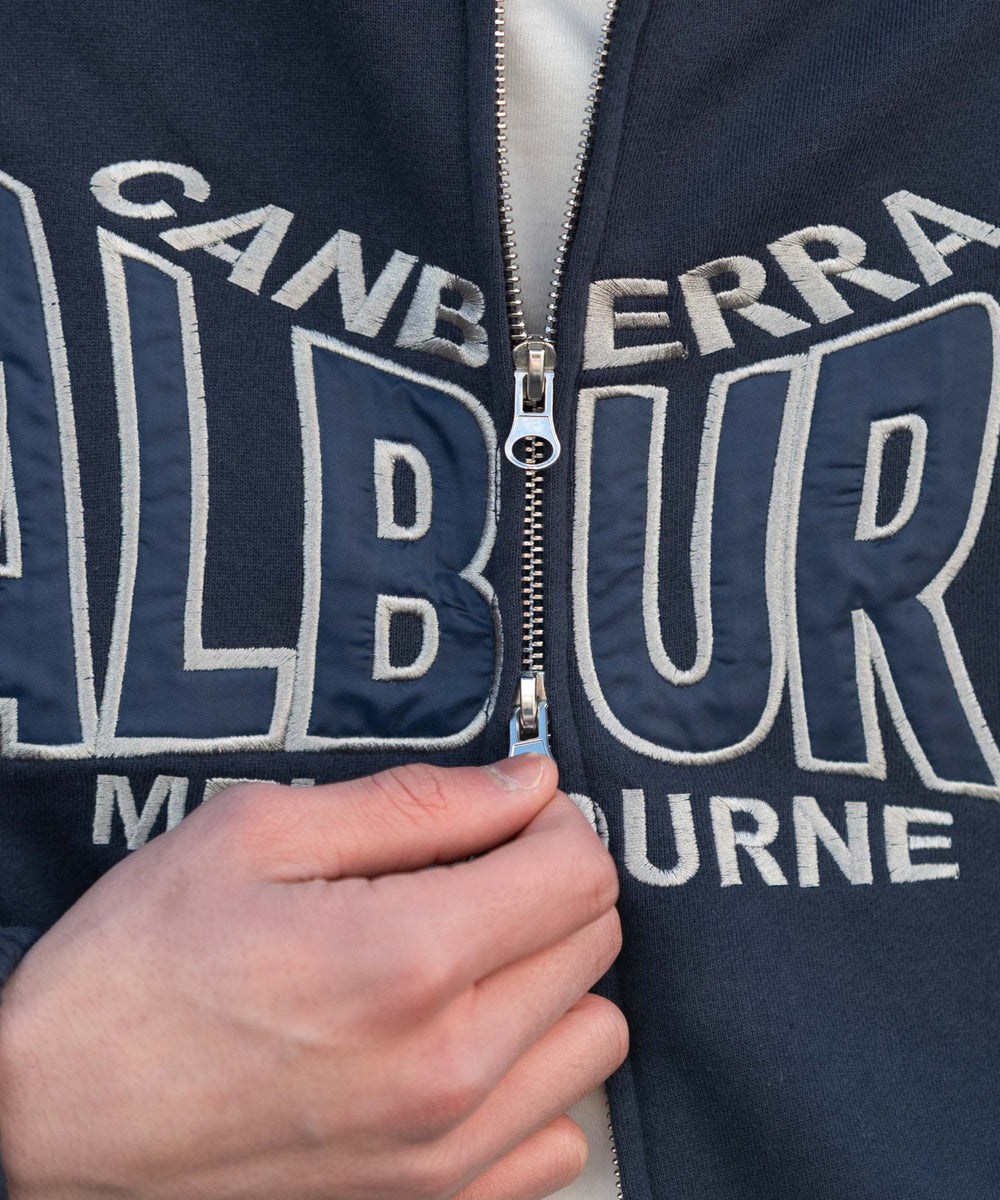 スタンドネックZIPパーカー