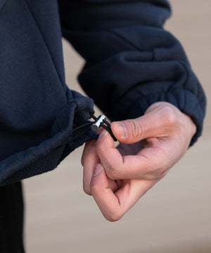 スタンドネックZIPパーカー