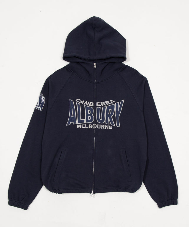 スタンドネックZIPパーカー