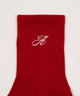 アルファベット刺繍ソックス(23-25cm)