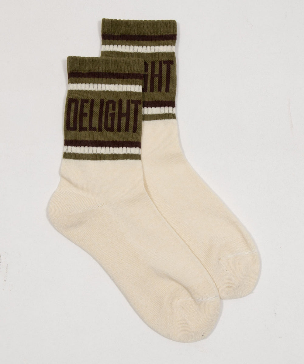 DELIGHTロゴラインソックス(23-25cm)