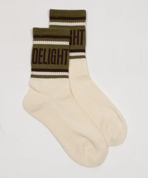 DELIGHTロゴラインソックス(23-25cm)