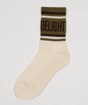 DELIGHTロゴラインソックス(23-25cm)