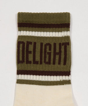 DELIGHTロゴラインソックス(23-25cm)