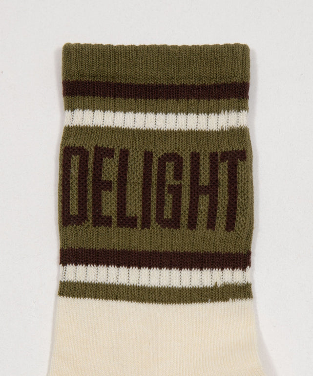 DELIGHTロゴラインソックス(23-25cm)