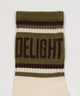 DELIGHTロゴラインソックス(23-25cm)