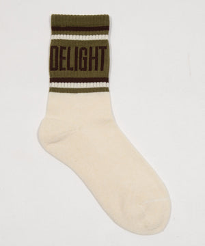 DELIGHTロゴラインソックス(23-25cm)