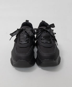 リボンデザイン厚底スニーカー