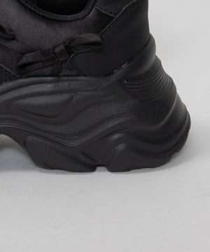 リボンデザイン厚底スニーカー