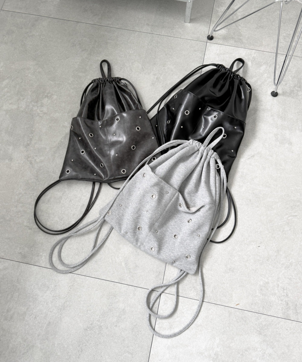 ハトメデザインナップサック