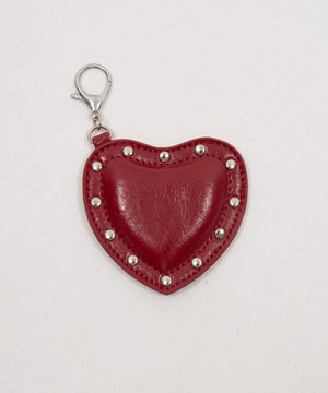 スタッズハートチャーム付きハトメボストン