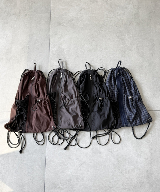 センターzipナップサック