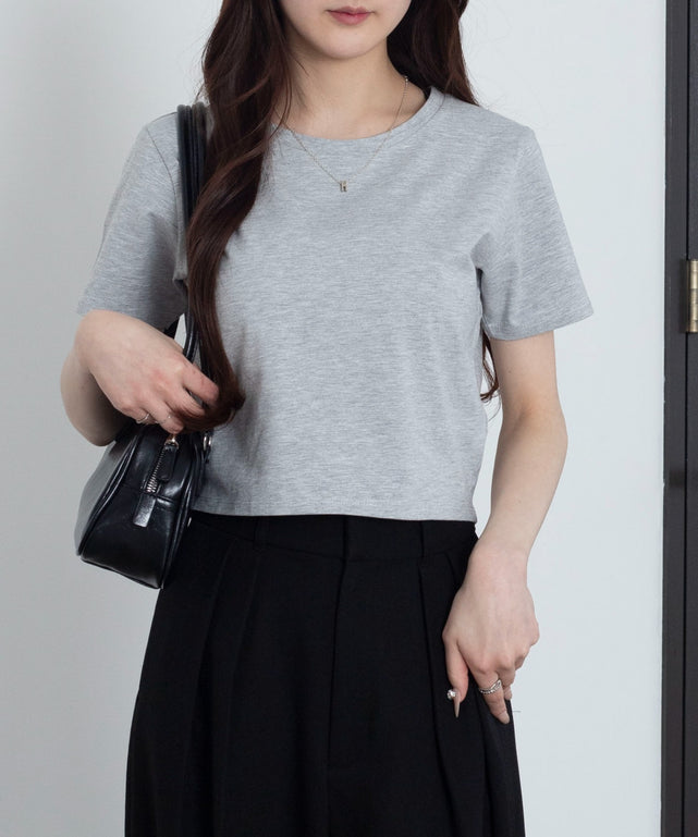 杢グレー　モデル：160cm M着用