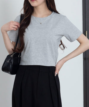 杢グレー　モデル：160cm M着用