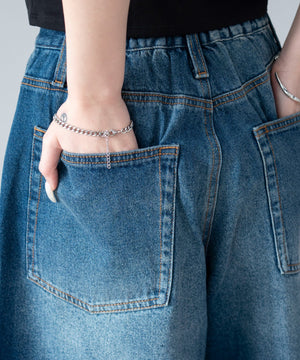 デニムハーフパンツ